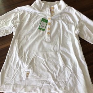 🔥NWT🔥 Lilly Pulitzer XL NWT White Popover